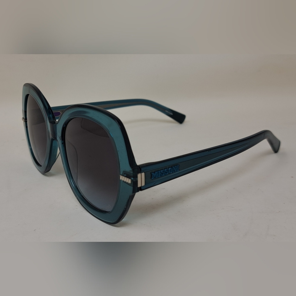 Missoni Women's Sunglasses Dark Green Transparent Butterfly MIS 0048/S 52-21-145 - Picture 6 of 15